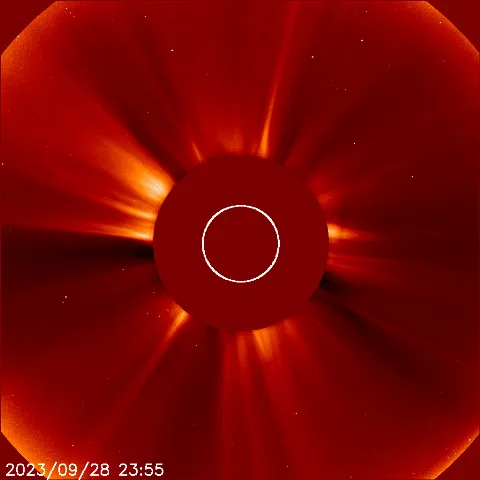 Image of solar wind