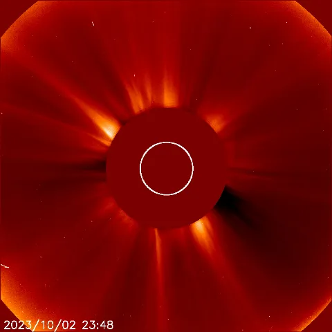 Image of solar wind