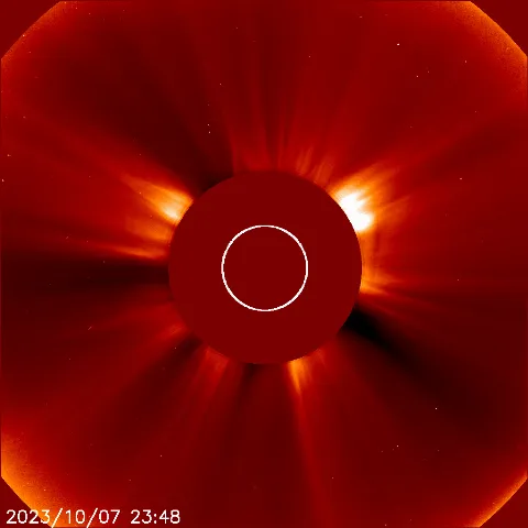 Image of solar wind