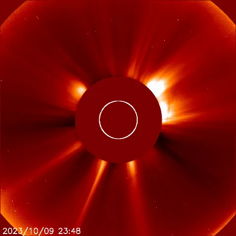 Image of solar wind