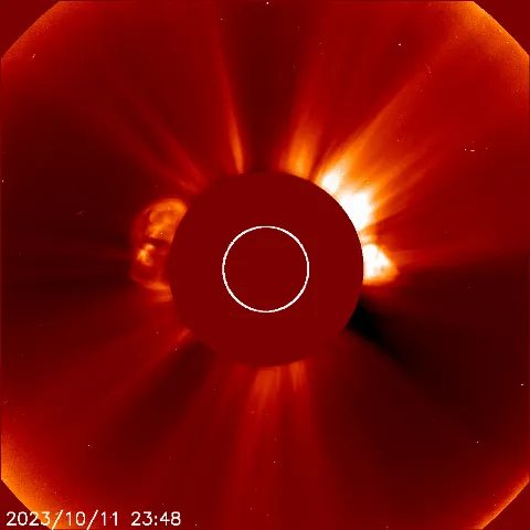 Image of solar wind