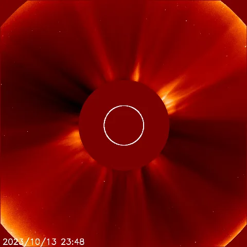 Image of solar wind