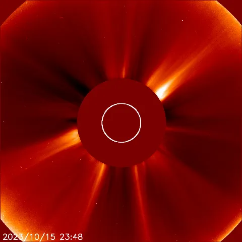 Image of solar wind