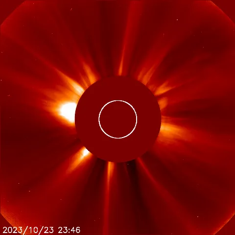 Image of solar wind