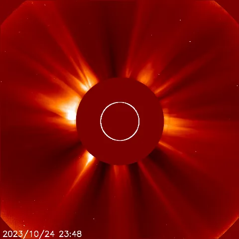 Image of solar wind