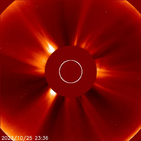 Image of solar wind