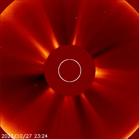 Image of solar wind