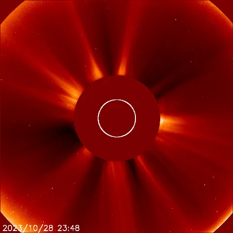 Image of solar wind