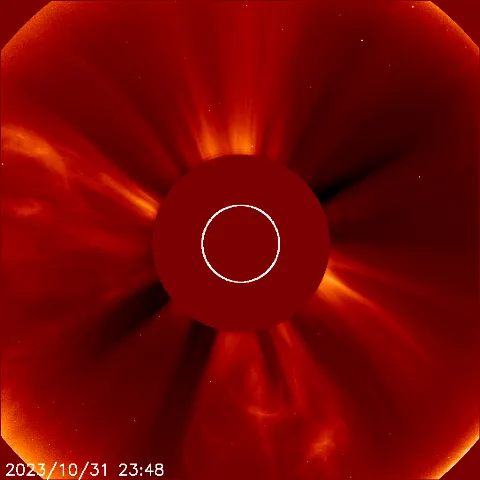 Image of solar wind