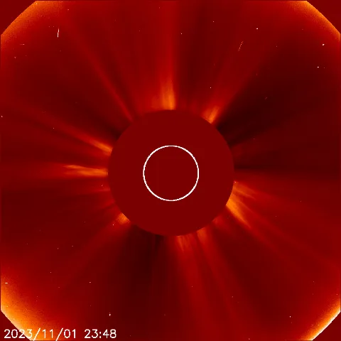 Image of solar wind