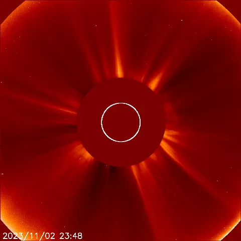 Image of solar wind