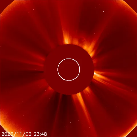 Image of solar wind