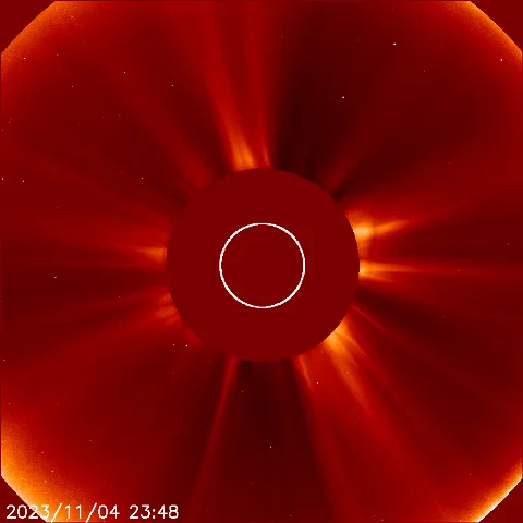 Image of solar wind