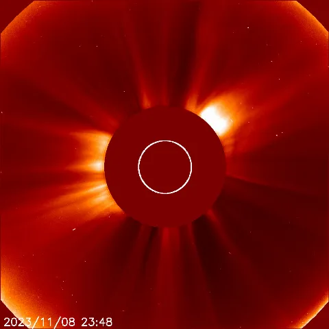 Image of solar wind