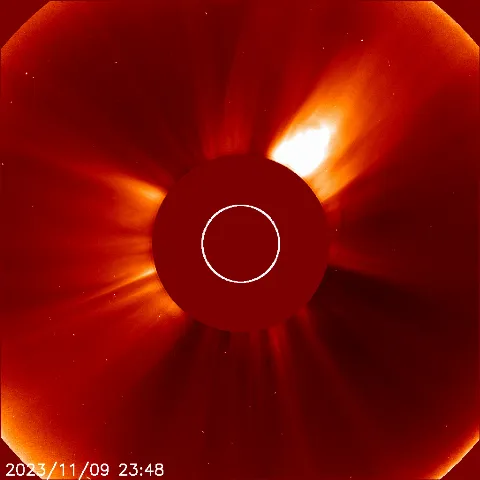 Image of solar wind