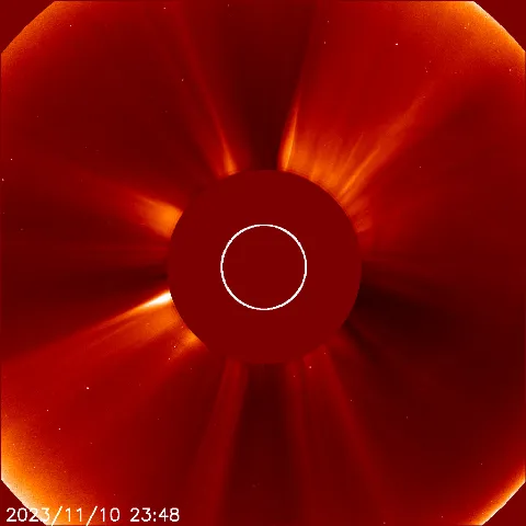 Image of solar wind