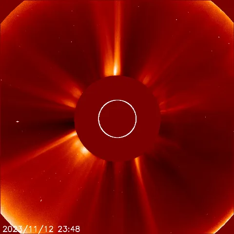 Image of solar wind