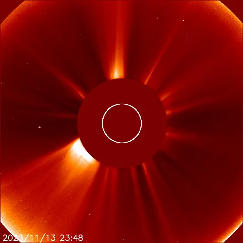 Image of solar wind