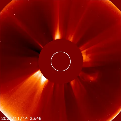 Image of solar wind