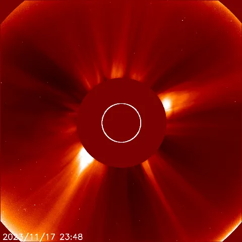 Image of solar wind