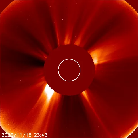 Image of solar wind