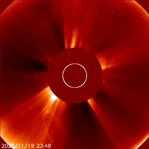 Image of solar wind