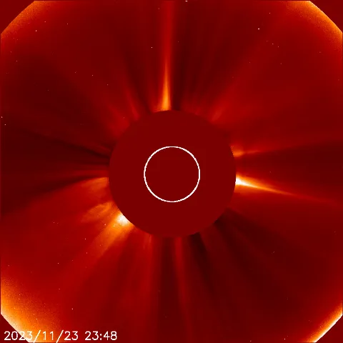 Image of solar wind