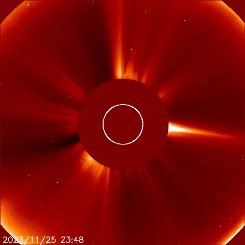 Image of solar wind