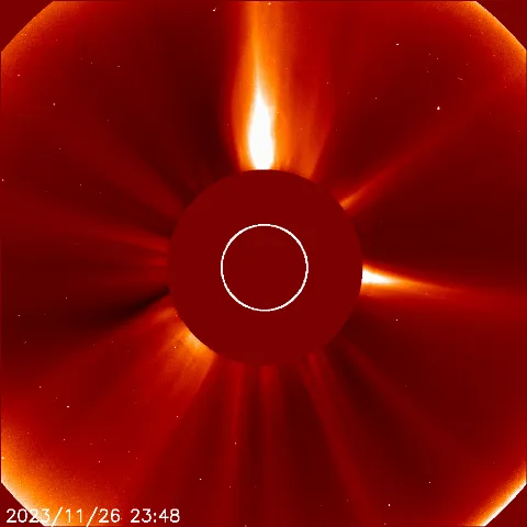 Image of solar wind