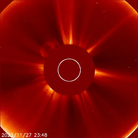 Image of solar wind