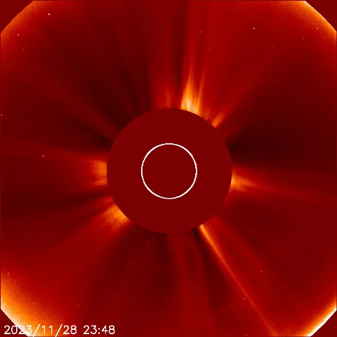 Image of solar wind