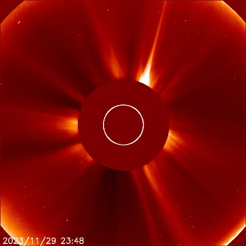 Image of solar wind