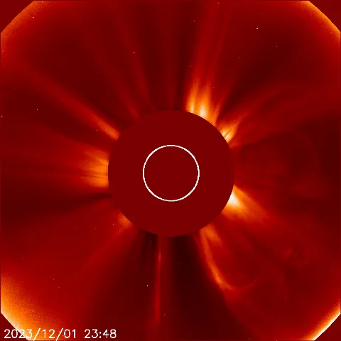 Image of solar wind