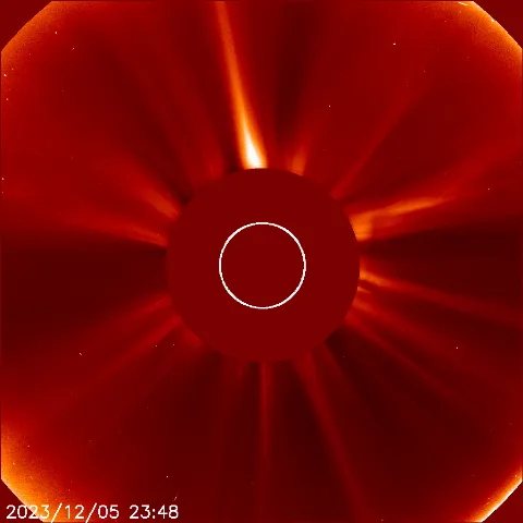 Image of solar wind