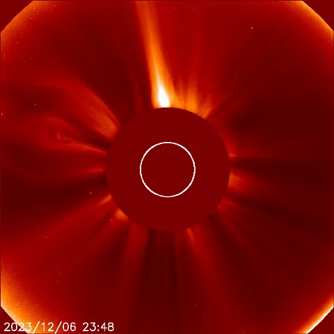 Image of solar wind