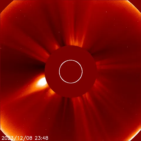 Image of solar wind