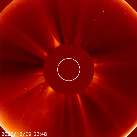 Image of solar wind