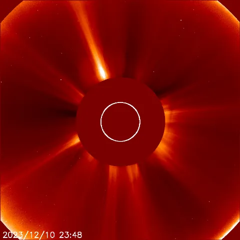 Image of solar wind