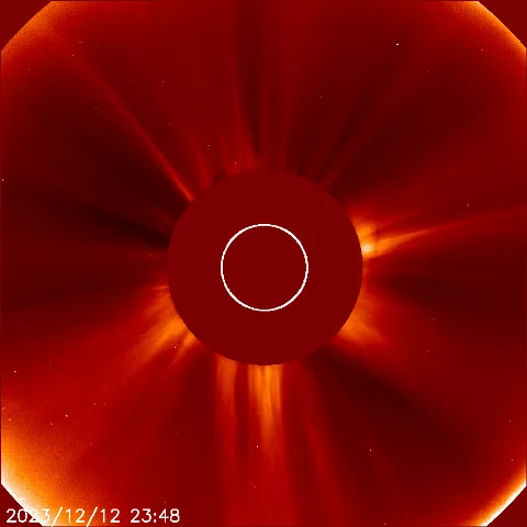 Image of solar wind