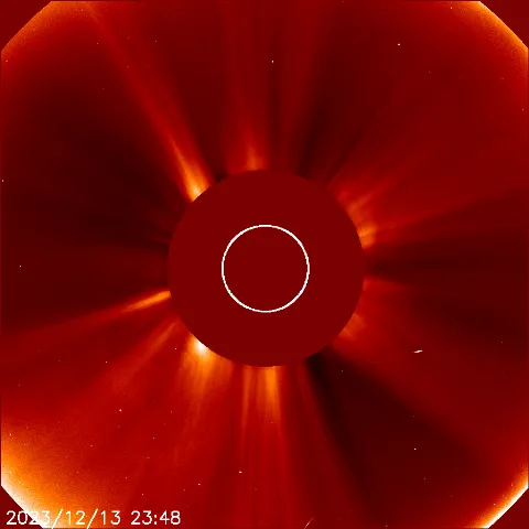 Image of solar wind