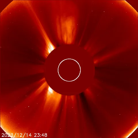 Image of solar wind