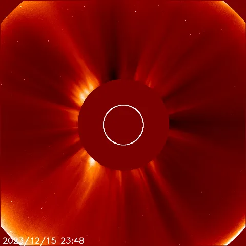 Image of solar wind