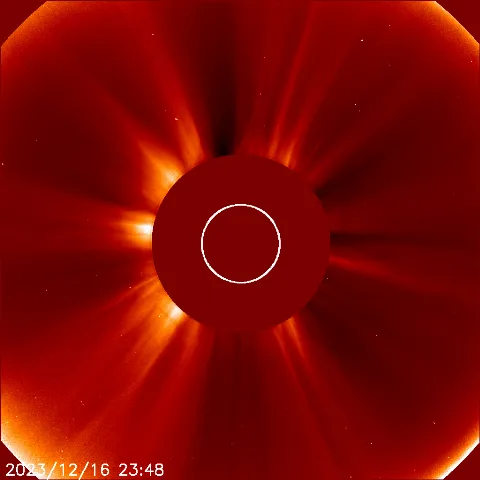 Image of solar wind