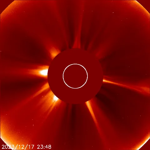 Image of solar wind