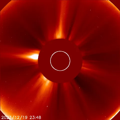 Image of solar wind