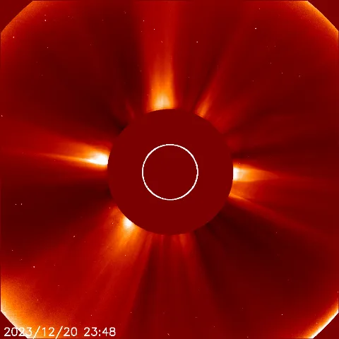 Image of solar wind