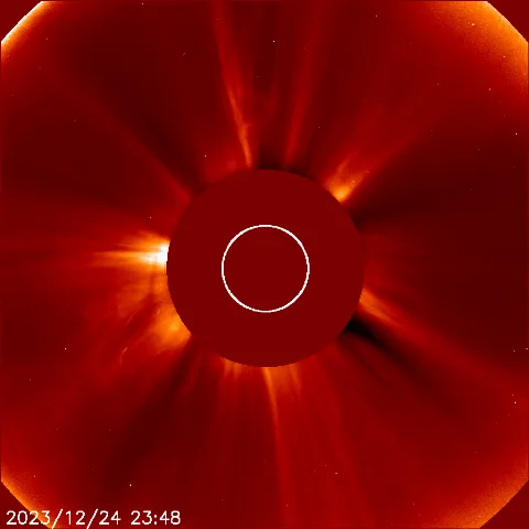 Image of solar wind