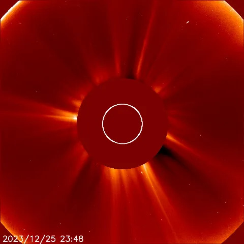 Image of solar wind