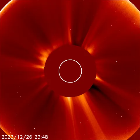 Image of solar wind