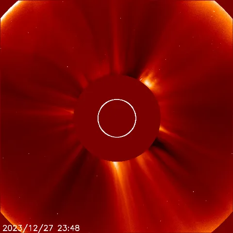 Image of solar wind